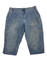 Sonoma Women Size 10 (Measure 30x18) Light Raw Hem Capri Jeans - £9.03 GBP