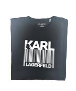 KARL LAGERFELD PARIS MEN’S SHORT SLEVE T-SHIRT SIZE XL BLACK NEW - $29.65