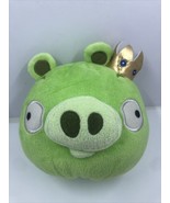 Angry Birds Bad Piggies King Plush Character Toy  5” NO SOUND with Crown... - £13.19 GBP