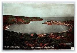 RPPC Tinted Port General View Vista Del Puerto Mallorca Spain UNP Postcard S15 - £7.36 GBP