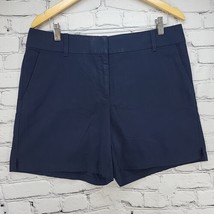 Loft 6” Shorts Womens sz 12 Navy Blue Dressy Walking New with Tags  - $14.84