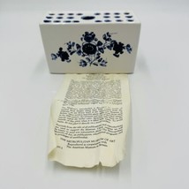 Antique Flower Brick English, mid-18th century Porcelain Floral  - £118.70 GBP