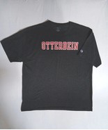 Otterbein T Shirt Champion Dk Gray Red Letter  Size 2XL Preppy Casual - $254.61 MXN