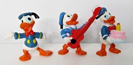 Lot of 3 Disney Donald Duck Applause Cake Toppers - $13.78