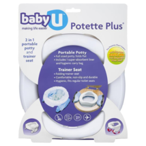 Baby U Potette Plus 2 In 1 Portable Potty And Trainer Seat - £82.99 GBP