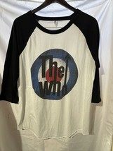 Vintage The Who T-Shirt 2008 Tour Tee Mens L 3/4 Sleeve - £23.35 GBP