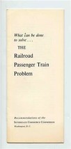 What Can Be Done to Solve The Railroad Passenger Train Problem Booklet - $17.82