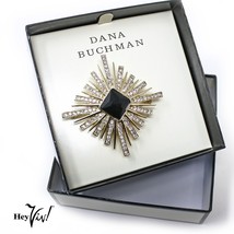 Dana Buchman Starburst Rhinestone Statement Pin - 2.25&quot; - Original Box - Hey Viv - £15.98 GBP