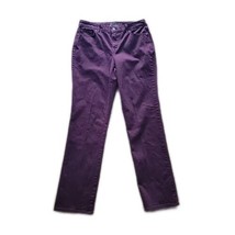 Gloria Vanderbilt Rail Straight Denim Jeans ~ Sz 8 ~ Purple ~All Around Slimming - £17.68 GBP