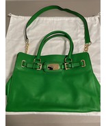 Michael Kors Hamilton Large E/W Leather Tote-Palm Green. B-1310 - $120.00