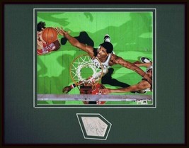 Robert Parish Signed Framed 11x14 Photo Display Boston Celtics - £51.74 GBP