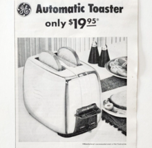 1955 General Electric Automatic Toaster Advertisement Vintage Appliances... - $19.99