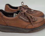 Vtg Mephisto Shoes Womens Brown Leather Runoff Casual Sneakers US 8 UK 5.5 - $39.60
