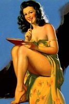 Notes to You! Mutoscope Pin-Up Card by Earl Moran - Art Print - £17.51 GBP+