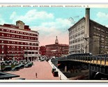 Arlington Hotel E Kilmer Costruzione Binghamton New York Ny Wb Cartolina... - £3.53 GBP