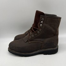 Cody James Men&#39;s Lace Up Round Composite Toe Work Boots CWPR8 Size 13 D - £54.30 GBP