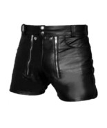 Shorts Leather Mens Pant Genuine Soft New Natural Causal Wear Men Short ... - $2,042.06 MXN+