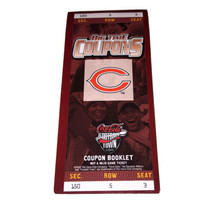 Chicago Bears “Big Time Coupons” Coupon Booklet 2005  - £3.84 GBP