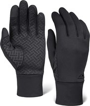 Running Gloves with Touch Screen - Winter Glove Liners for Texting, Cycling - Th - £14.65 GBP