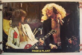 led Zeppelin Jimmy Page And &amp; Robert Plant Poster - $1,321.32 MXN