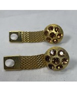 Men’s amber stone gold wrap around cuff links Celebrity NY. - €17,09 EUR