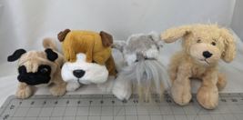 Ganz Webkinz Lil Kinz Dog Lot Schnauzer Bulldog Pug Golden Retriever Stu... - £19.93 GBP