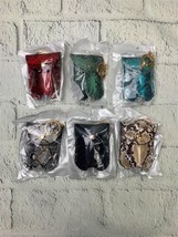 6 Pieces Snake Pattern Travel Bottle Keychain Leather 30ml 1.06 oz - £16.18 GBP