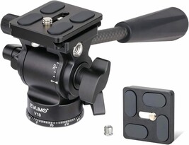 V1S Mini Fluid Head For Camera Tripod Monopod, 360° Panorama, Max Load 1... - $51.97