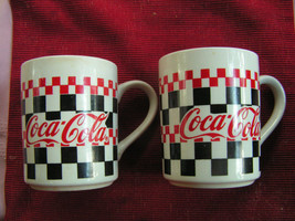 Lot Of 2 Coca Cola Mugs Collectable Vintage - £9.00 GBP