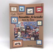 Vintage Cross Stitch Patterns, Lovable Friends Two by Two by Dale Burdett DB58 - $10.70