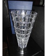 Faberge Atelier Clear Crystal Collection “Metropolitan Vase 11&quot; Tall NIB - £355.26 GBP