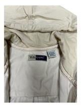 W.R.  Gass Men&#39;s Vintage Cream Lightweight Button Up  Hooded Jacket Size... - £22.02 GBP