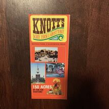 1967 Knott's Berry Farm and Ghost Town Travel Brochure - $9.90