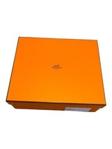 HERMÈS Paris Authentic 10.5x9x3 Empty Orange Gift  Box Tasse Cafe Insert Storage - £33.12 GBP