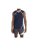 ASICS Homme Tyson sans Manche de Sport Volley-Ball Haut Jersey, Bleu, Petit - $489.97 MXN
