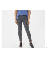 H by Halston Petite 16 Grey Premier Denim Snake Printed Ankle Jeans A351350 - €14,73 EUR