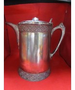Meriden silverplate coffee pot with ceramic insert c1800 ^^^^ - €158,32 EUR