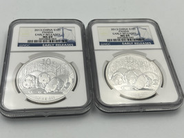 2013 Chinese 10 Yn PCGS MS-69 1 oz. silver coin early releases - £102.70 GBP