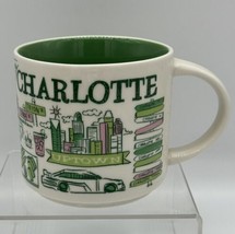 Starbucks CHARLOTTE NC Been There Series Coffee Tea Mug Cup 14 oz NO Box Nascar - £13.33 GBP
