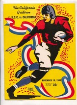 USC Trojans vs California Golden Bears NCAA Football Game Program 11/18/1944-... - £149.68 GBP