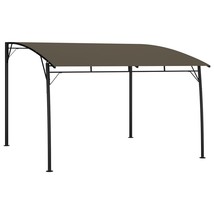  Sunshade Awning Taupe Powder-coated steel, 100% polyester - $5,253.49 MXN