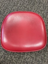 Paoli MidCentury Danish Chair Parts Office Lounge Red Faux Leather (Seat... - $14.24