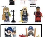 Pop Rock Alternative singers custom minifigures building blocks 1pc  - $12.99