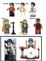 Pop Rock Alternative singers custom minifigures building blocks 1pc  - $12.99