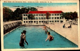 Wheeling West Virginia 1931 Postcard Ball Room Swimming Pool BK67 - £3.94 GBP