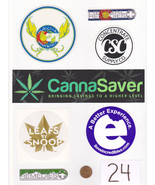 Lot of Marijuana Industry Stickers-Colorado MMJ Dispensary Weed Edibles ... - £19.11 GBP