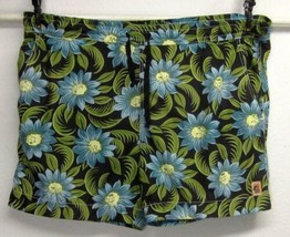 Tommy Bahama Relax Mens Xl (47W) Swimwear Blue Floral Poly Swim Trunks Worn Elas - £6.70 GBP