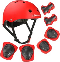 Kamugo Kids Bike Helmet, Toddler Helmet For Ages 2-8 Boys Girls With Sports - £33.86 GBP