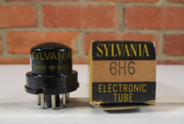 Sylvania 6H6 Vacuum Tube TV-7 Tested NOS NIB - $3.75