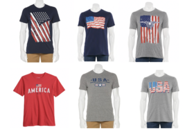 American Patriotic Printed Graphic T Shirt Pick From Graphic &amp; Men&#39;s Siz... - £11.97 GBP